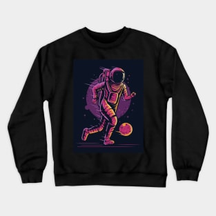 Astronaut in Space Crewneck Sweatshirt